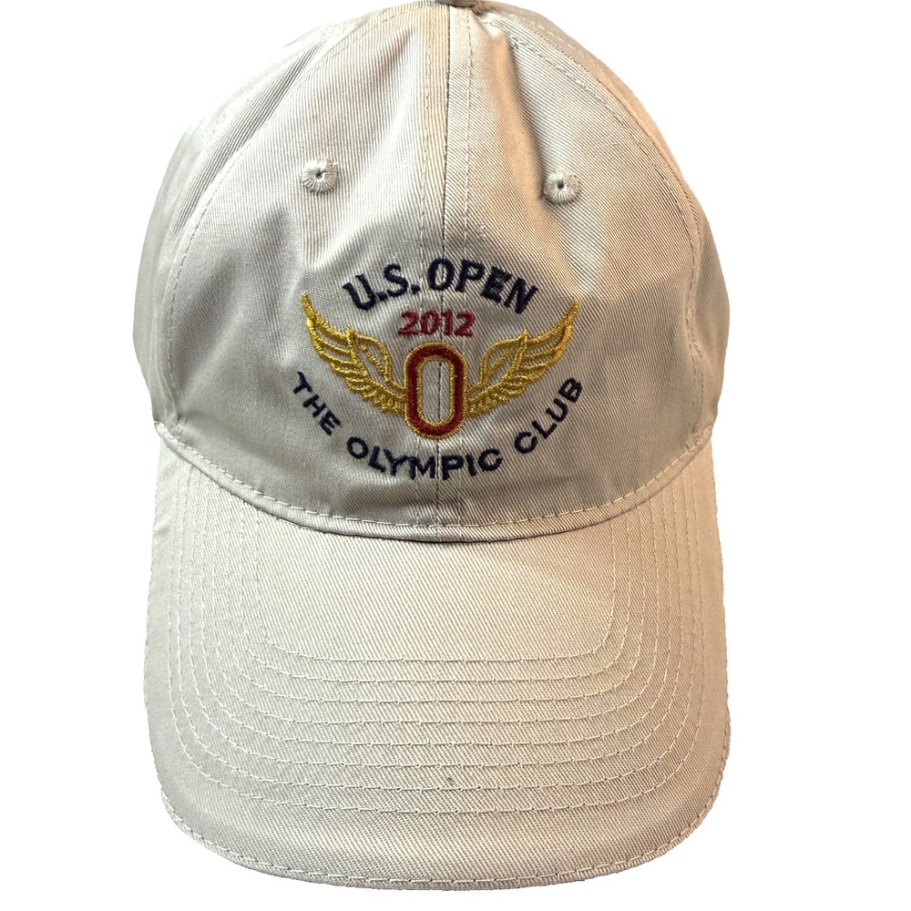 U.S. Open 2012 Olympic Club Golf Hat Mens Beige Twill Baseball Sportcore